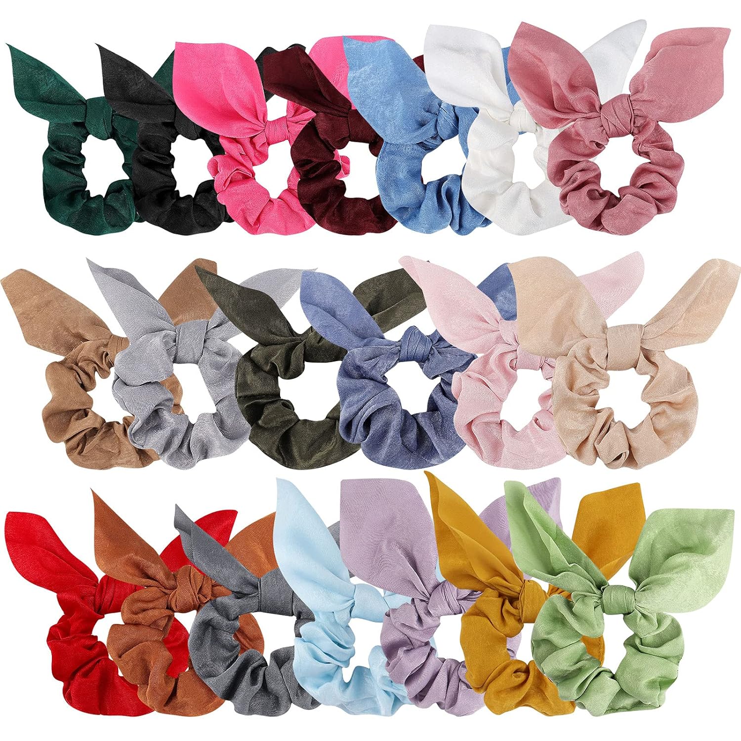 Scrunchies, Hair Ties , Scrunchies for Girls, Hair Scrunchies, Satin Scrunchies, Ponytail Scrunchies -20 Pcs Scrunchies, Hair Ties , Scrunchies for Girls, Hair Scrunchies, Satin Scrunchies, Ponytail Scrunchies -20 Pcs